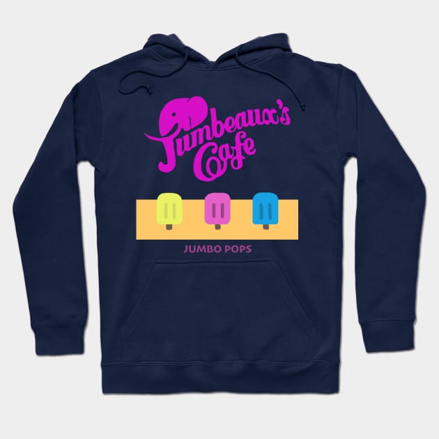 Jumbeaux's Cafe Hoodie by MushuSupplyCo